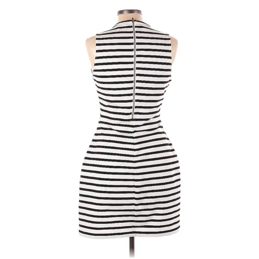 Express Black and White Striped Women's Dress - Picture 3 of 6